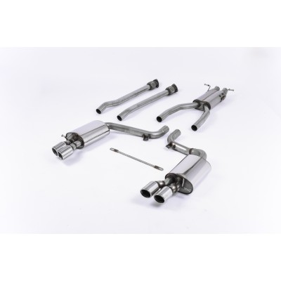 Milltek V10 Cat Back Exhaust Road+ (Semi-Resonated) 